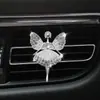 Bolsa de diamantes clip para salida de aire de perfume moda creativa aromaterapia para coche decoración de coche adornos de perfume tacones altos