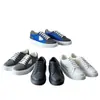 Zapatos casuales para hombre con cordones, suela gruesa, estilo de lujo ligero transfronterizo, paneles de malla transpirable, logo triangular PRA, piel de primera capa