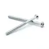 Tornillos Autorroscantes de Cabeza Plana de Rosca Parcial M3M4 No Estándar Galvanizados en Blanco Tornillos Autorroscantes de Cabeza Redonda Pb de Cabeza Plana Tornillos No Estándar de Rosca Parcial