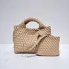 Cross-border Moda Chain Bag Hand-woven Bag Mulheres Cesta de vegetais Small Bag Han Feng Shoulder Bag Crossbody Bag
