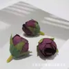 Estilo europeo retro brote de té serie Mori accesorios hechos a mano DIY material de corona hecho a mano mini cabeza de rosa de simulación