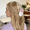 Accesorios para el Cabello Yhj 2026 Nuevo Forma Ovalada Colorido Forma de Píldora Pinza Grande para el Cabello para la Parte Posterior de la Cabeza Moño de Pelo Pinza de Tiburón