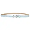 Cinto Infantil com Fivela Dupla de Estrela, Cinto Estreito Multicor, Cinto Fino Versátil Ajustável Livremente, Cinto Decorativo Fashion