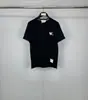 Vendas Diretas de Fábrica Tb Verão Novo Cachorro Bordado Gola Redonda Manga Curta Masculina e Feminina Casuais, Confortáveis e Versáteis Camisetas