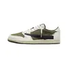 Zapatillas Deportivas Casuales de Baloncesto AJ1 Lightning Reverse Swoosh Black Warrior Mocha Transfronterizas para Hombres y Mujeres, Jordan 1 de Caña Baja