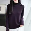 Suéter de ganchillo para mujer, estilo francés, con encaje, cuello semi-alto, tejido fino, manga larga, para otoño e invierno, corte holgado, combinado con una camisa básica blanca