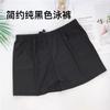 Fábrica atacado extra grande calção de banho piscina fonte termal calção de banho masculino boxer calção de banho masculino preto puro plus size