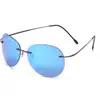 Gafas de Sol Ligeras sin Marco de Sapo para Hombre, Gafas a Prueba de Explosiones para Exteriores, Gafas Antirreflejos para Conducir, Día y Noche