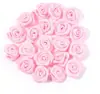 Suministro Directo de Fábrica Cinta de Satén de 2 cm Flores en Capullo de Rosa Florcitas Decorativas de Cinta Accesorios para Ropa Infantil DIY Accesorios para Ropa