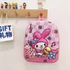Nueva Mochila de Jardín de Infancia Eva con Costuras Mochila de Dibujos Animados Kuromi Bolsa de Cáscara Dura para Niños y Niñas Bolsa Infantil