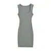 Vestido Largo Sexy con Tirantes Estilo Francés de Temperamento Adelgazante para Mujer Verano 2026 Nuevo Sexy Chica Caliente Ceñido a la Cintura y que Resalta las Caderas