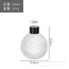 Botella de Aroma de Vidrio sin Fuego Botella Vacía Rattan Botella Decorativa Coche Difusor de Perfume Personalizado 100ml Botella de Vidrio Botella de Fragancia