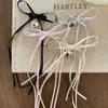 2024 Pinza para el Cabello de Cinta de Moño de Amor Pinza Lateral para Flequillo de Niña Par de Pinzas Pinza de Sensación Avanzada Tocado Nuevo Estilo