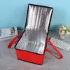 Bolsas Aislantes para Pasteles en Stock, Conservación de Alimentos Frescos, Bolsas Aislantes Tipo Tote de Papel de Aluminio Refrigerado, Bolsas Aislantes de Papel de Aluminio al por Mayor para Entrega