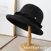 Sombrero de Pescador Dulce Floral Estilo Japonés para Mujer, Primavera y Verano, Moda de Alta Gama, Elegante, Ligero, Transpirable, Protección Solar, Sombrero de Sol de Moda