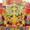 Caja de Regalo Estéreo de Árbol de Dinero de Papel con Peces Dentro, Lingotes, Adoración Ancestral Qingming, Limpieza de Tumbas, Artículos Funerarios de Papel