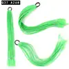 Coleta Gradiente de Siete Colores Coleta Trenza Pequeña Trenza de Color Sucio Coleta Tocado Personalizado Hip Hop Trenza de Tres Hilos