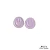 Cara Sonriente Transparente para Aliviar el Estrés de Resina Accesorios Pequeños Hechos a Mano DIY Pegamento de Crema Funda de Teléfono Imán para Refrigerador Hebilla de Zapato Accesorios de Decoración