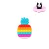 Nuevo Bolígrafo de Gel de Dibujos Animados de Venta Caliente Tapa de Lápiz Lindo Mini Fruta Animal Juego de Lápices con Clip para Estudiante