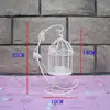 Portavelas Pantalla de Lámpara a Prueba de Viento Linterna de Vidrio Vintage para Exteriores Lámpara Portátil Portavelas para Aromaterapia Arte en Hierro Acampada al Aire Libre
