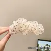 Pinza para el pelo de plátano con lunares estilo coreano para mujer, versátil y simple, nuevo modelo 2026, moderno y elegante, pinza para el pelo de alto valor estético