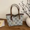 Bolsa de Hombro Retro Floral 2026 para Mujer, Gran Capacidad, para el Trabajo, Bolso de Mano, Bolso Versátil de Moda, Estampado Retro