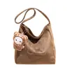 Bolso de Moda para Viajes Diario Mujer 2025 Nuevo Tendencia Casual Ligero Versátil Bolsa de Tela Bolso de Hombro Bolso Tote de Gran Capacidad