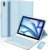 Adecuado para funda protectora de teclado iPad110, funda para tableta Apple Pro112025, Air13 con ranura para lápiz, magnética desmontable 9