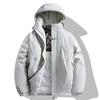 Casaco de Algodão de Inverno Personalizado Transfronteiriço Jaqueta de Grafeno Masculina Casaco de Algodão Espesso à Prova de Vento e Impermeável para Exterior Jaqueta Esportiva de Algodão