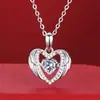 Colar de Prata Esterlina S999 Amor de Anjo Feminino Luxo Acessível Pingente de Nicho Corrente para Clavícula para Esposa e Namorada Presente de Dia dos Namorados