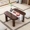 Mesa Kang de Bambu para Uso Doméstico, Pequena Mesa de Café Tatami de Madeira Maciça, Mesa de Jantar Kang, Escrivaninha de Janela de Canto, Mesa Baixa para Computador