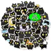 Estilo Nuevo Transfronterizo 50 Pegatinas Creativas de Dibujos Animados para Cuaderno Gato Negro de Ojos Grandes Lindo Pegatinas de Graffiti