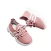 Nuevos zapatos deportivos para niños para primavera y otoño, con suelas suaves y engrosadas, transpirables y resistentes al desgaste, zapatos de coco para niños y niñas, zapatos de malla para niños mayores