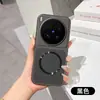 Adequado para vivo x300s capa de telefone magnética com padrão de couro de lichia S60 janela de visualização grande Corning Y500i capa protetora anti-queda