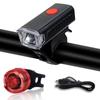 Nuevo faro de iluminación para bicicleta con carga USB, luz nocturna para bicicleta de montaña, juego de accesorios para montar en bicicleta