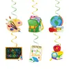 Temporada de Regreso a Clases Banderín Espiral Colgante Decoración Set Decoraciones para Fiesta de Temporada de Regreso a Clases