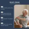 Creme para Cuidados Articulares Laniska Fórmula Suave com Essência Vegetal Creme de Massagem Hidratante para Cuidados Articulares