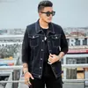 Chaleco de Mezclilla Elástica para Hombre Tallas Grandes, Camisa de Mezclilla Oversize, Ropa de Mezclilla para Hombres Altos y de Complexión Grande, Chaleco sin Mangas