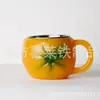 Taza de Resina Creativa Linda con Forma de Fruta para Mascotas Transfronteriza Taza Creativa Taza Naranja Taza de Calabaza Europea y Americana para Oficina