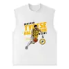 Camiseta de Manga Corta de Algodón Puro de Fibra Larga East Crown Haliburton Top Holgado Camiseta de Baloncesto de Verano Jersey de los Pacers