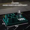 Juego de Tazas para Enjuague Bucal Combinación Taza para Lavar Portacepillos de Dientes Cerámica Portacepillos de Dientes Eléctricos Set Hogar Nórdico Lujo Ligero