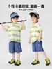 Shorts Jeans Masculino Estilo Europeu Verão 2026 Nova Roupa Infantil Kids Bebê Calça de Comprimento Médio Verão Calça Fina de Cinco Pontos