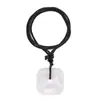 2328-Ágata de Cristal Natural 30mm Cuadrado Trenzado Cuadrado Hebilla de Seguridad Collar Punto Turístico Venta Caliente Producto Nuevo Transfronterizo