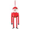 Sombrero de Papá Noel, árbol de Navidad, campana, adornos de panal, bandera navideña, abanico de papel, soporte para pastel de flores, adornos en espiral