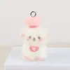 Nuevo Dibujo Animado Lindo Resina Flotada Tridimensional Gato Chef Colgante de Joyería Hecho a Mano DIY Venta al por Mayor