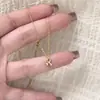 Collar de Nudo de Cruz de Plata de Ley S925 Estilo Minimalista Nicho Ins Versátil para el Trabajo Elegante Exquisito Cadena para la Clavícula Personalizada