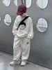 Ropa de niño otoño traje de niño otoño manga larga suéter de dibujos animados pantalones casuales ropa deportiva para niños conjunto de dos piezas