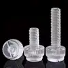 Parafuso de Nylon Ranhurado de Uma Palavra M4M4M5M6M8 para Aperto Manual em Plástico Acrílico PC Transparente