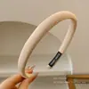 Diadema Retro de Color Café de Caña Ancha para Mujer para Otoño e Invierno, Nuevo Estilo 2025, Diadema de Gama Alta, Pinza para el Cabello para Lavarse la Cara, Accesorio para el Cabello