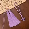 [Boleto Especial Gratuito] Colgante de Borla Nudo Chino Wenchang, Borla de Red para Cabeza Budista Doble, Colgante con Adorno de Jade